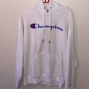 Men’s White Champion Hoodie
